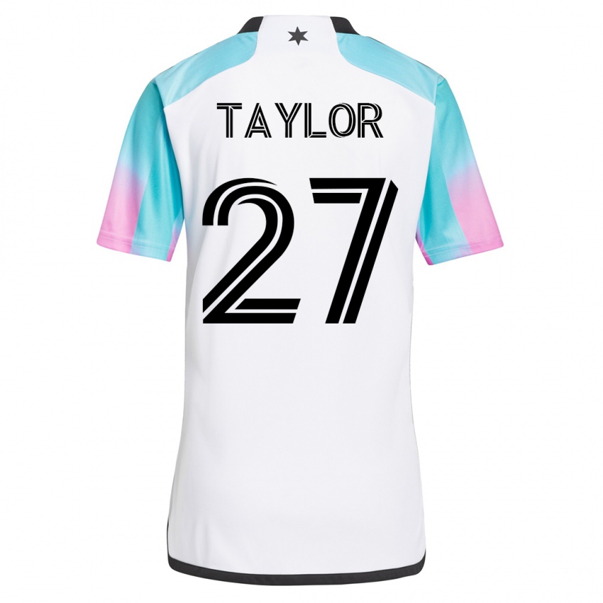 Niño Camiseta D.j. Taylor #27 Blanco 2ª Equipación 2023/24 La Camisa Chile