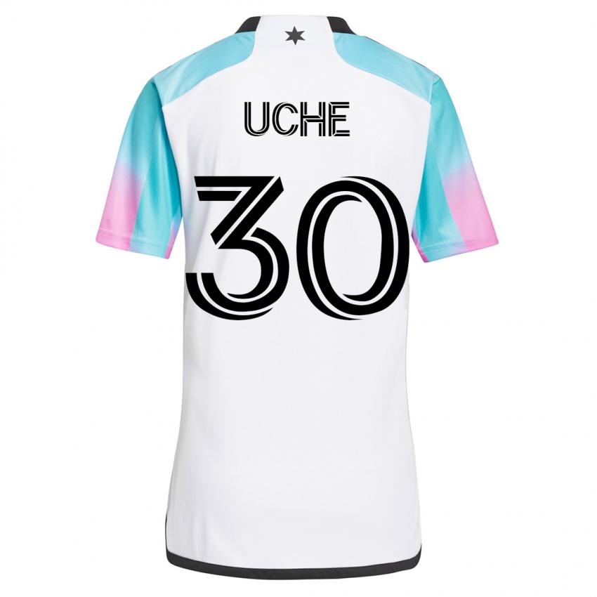 Niño Camiseta Cc Uche #30 Blanco 2ª Equipación 2023/24 La Camisa Chile