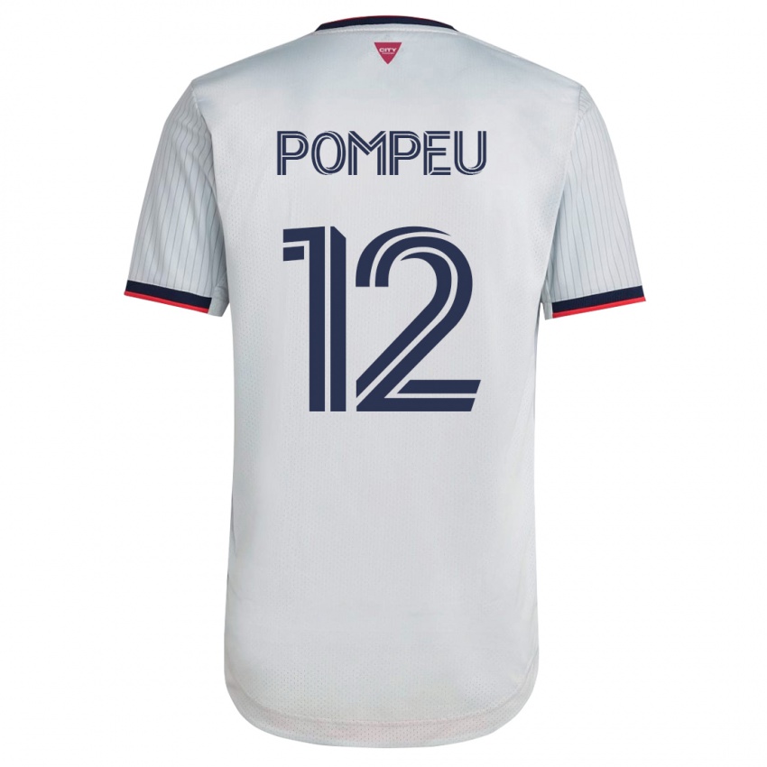 Niño Camiseta Célio Pompeu #12 Blanco 2ª Equipación 2023/24 La Camisa Chile