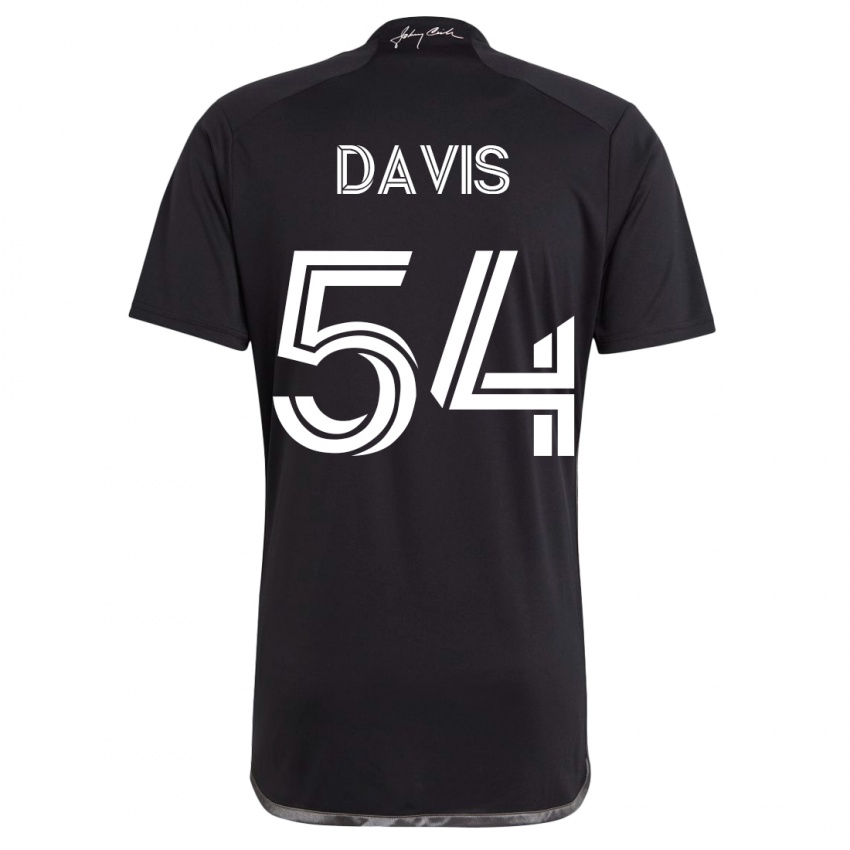 Niño Camiseta Sean Davis #54 Negro 2ª Equipación 2023/24 La Camisa Chile