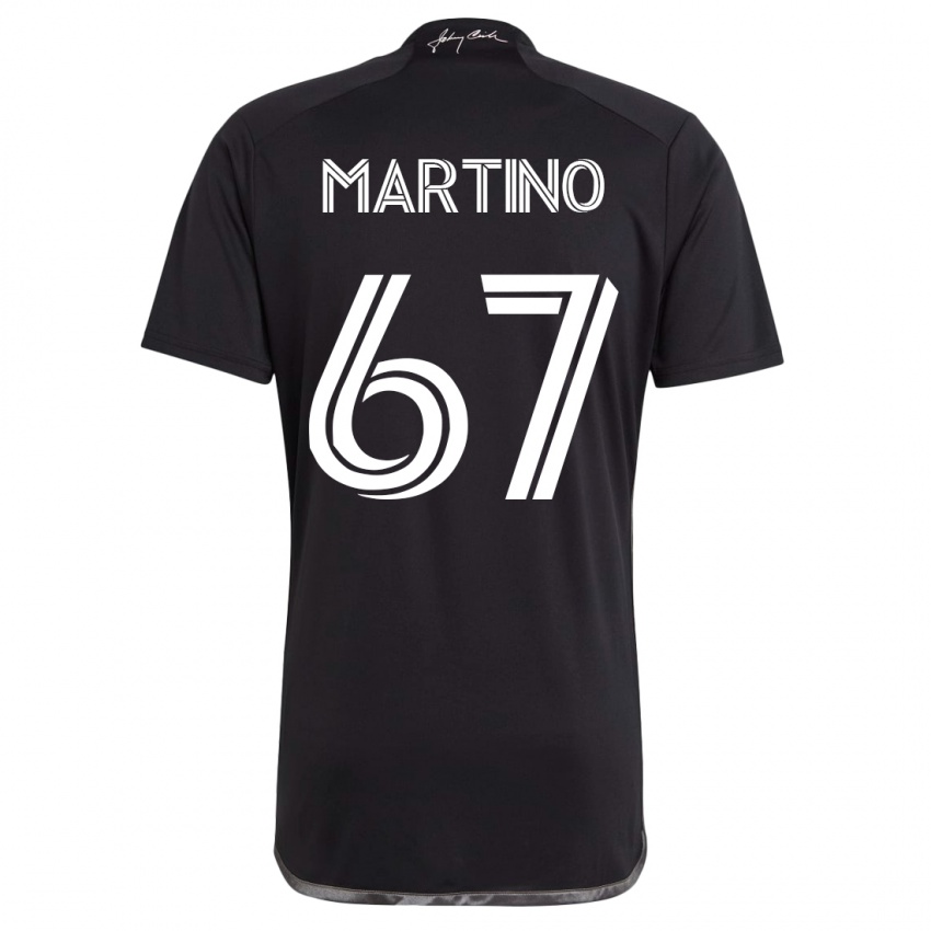 Niño Camiseta Ben Martino #67 Negro 2ª Equipación 2023/24 La Camisa Chile