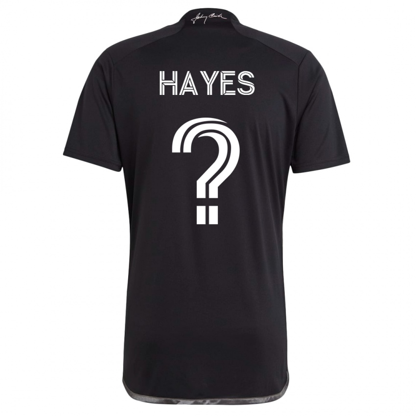 Niño Camiseta Braxton Hayes #0 Negro 2ª Equipación 2023/24 La Camisa Chile