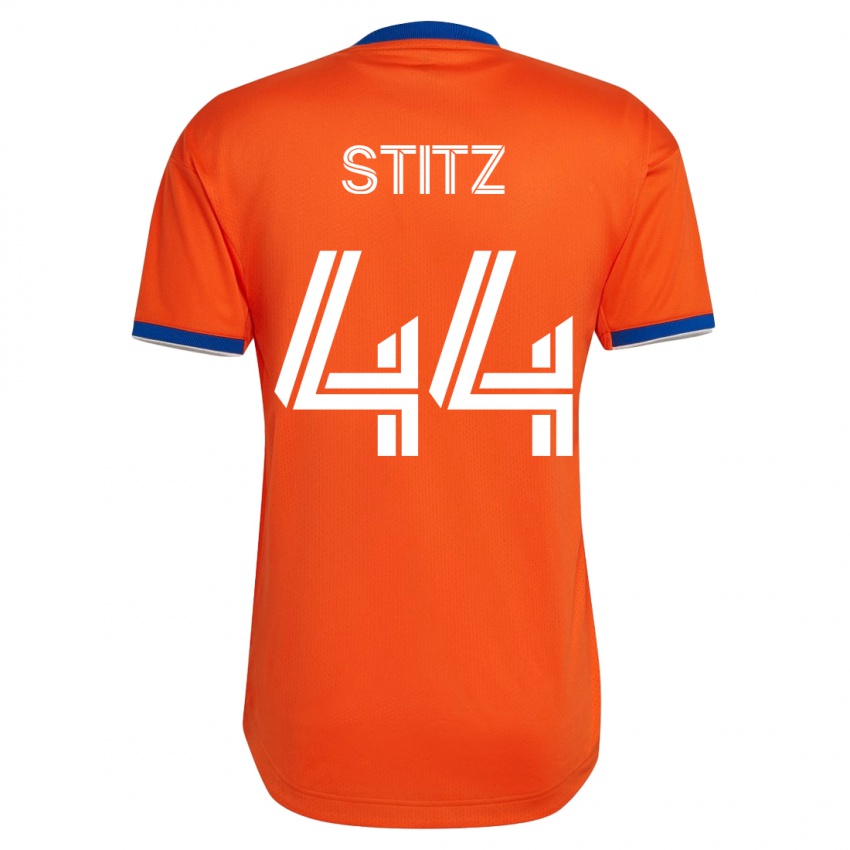 Niño Camiseta Ben Stitz #44 Blanco 2ª Equipación 2023/24 La Camisa Chile