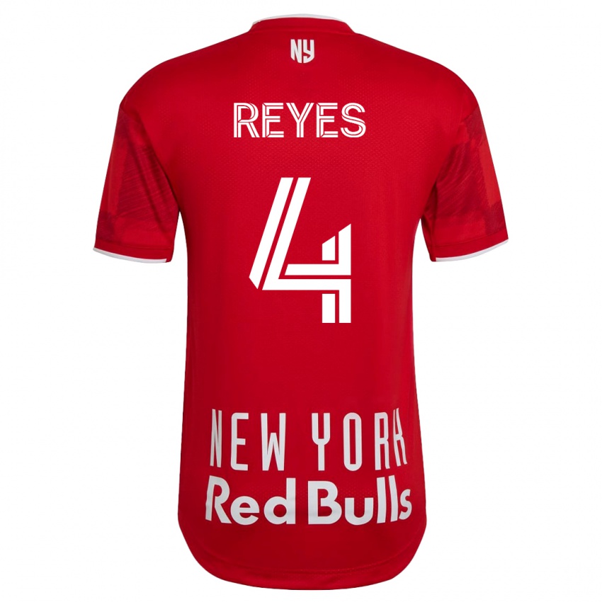 Niño Camiseta Andrés Reyes #4 Beige-Dorado 2ª Equipación 2023/24 La Camisa Chile