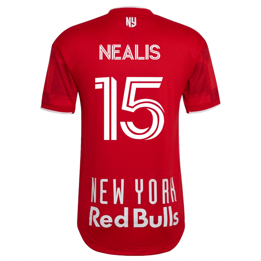 Niño Camiseta Sean Nealis #15 Beige-Dorado 2ª Equipación 2023/24 La Camisa Chile