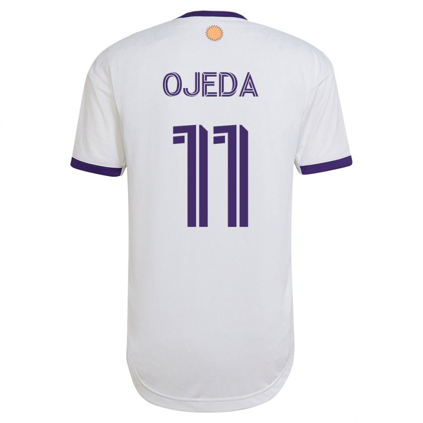 Niño Camiseta Martín Ojeda #11 Blanco 2ª Equipación 2023/24 La Camisa Chile