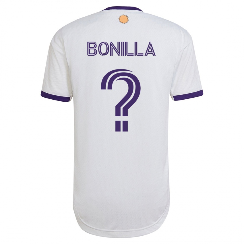 Niño Camiseta Jarell Bonilla #0 Blanco 2ª Equipación 2023/24 La Camisa Chile