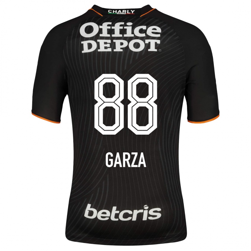 Niño Camiseta Adrián Garza #88 Negro 2ª Equipación 2023/24 La Camisa Chile