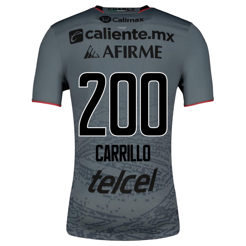 Niño Camiseta Manuel Carrillo #200 Gris 2ª Equipación 2023/24 La Camisa Chile