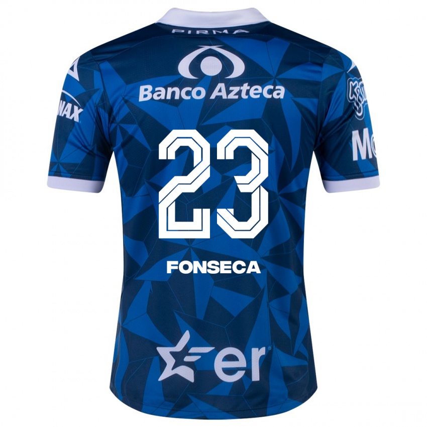 Niño Camiseta Camila Fonseca #23 Azul 2ª Equipación 2023/24 La Camisa Chile