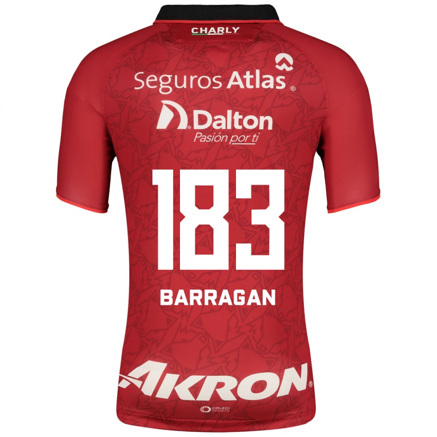 Niño Camiseta Roberto Barragán #183 Rojo 2ª Equipación 2023/24 La Camisa Chile