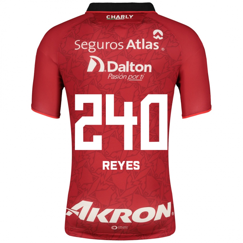 Niño Camiseta Óscar Reyes #240 Rojo 2ª Equipación 2023/24 La Camisa Chile
