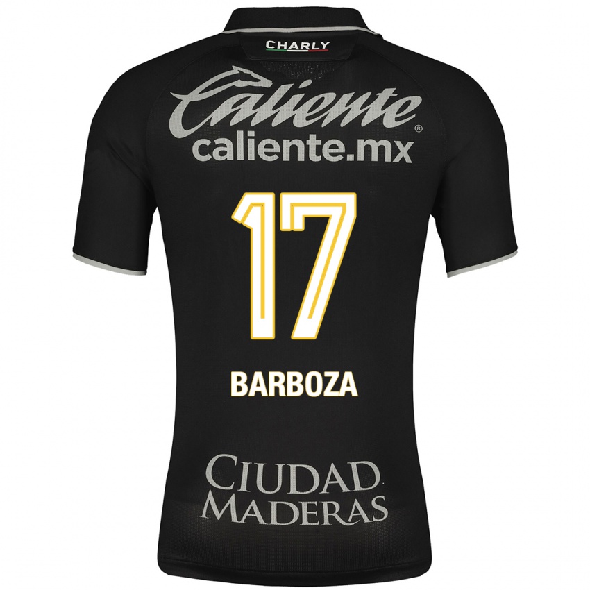 Niño Camiseta Marypaz Barboza #17 Negro 2ª Equipación 2023/24 La Camisa Chile