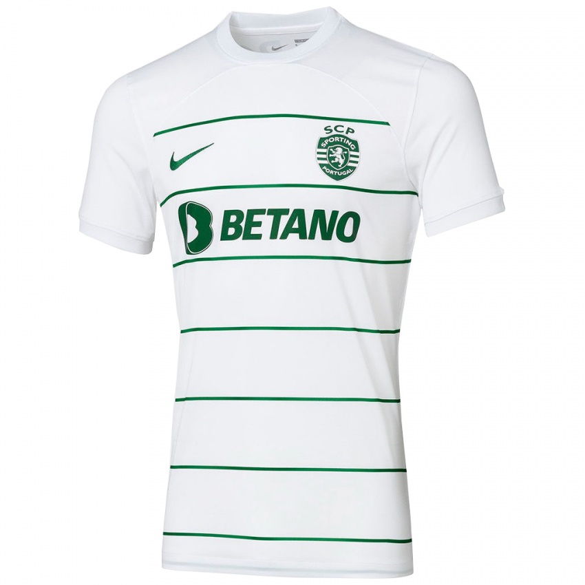 Niño Camiseta João Pereira #85 Blanco 2ª Equipación 2023/24 La Camisa Chile