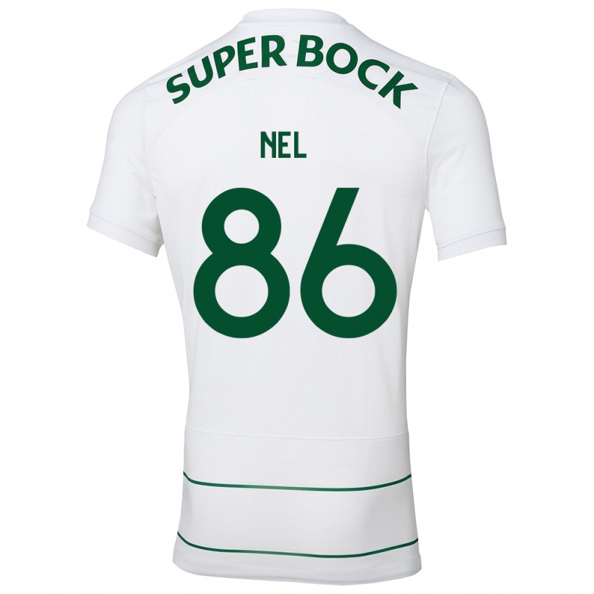 Niño Camiseta Rafael Nel #86 Blanco 2ª Equipación 2023/24 La Camisa Chile