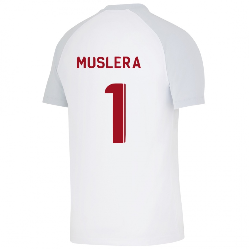 Niño Camiseta Fernando Muslera #1 Blanco 2ª Equipación 2023/24 La Camisa Chile