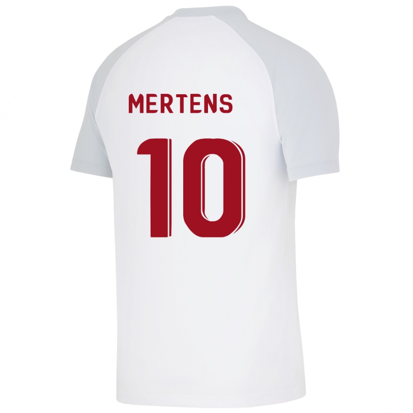 Niño Camiseta Dries Mertens #10 Blanco 2ª Equipación 2023/24 La Camisa Chile