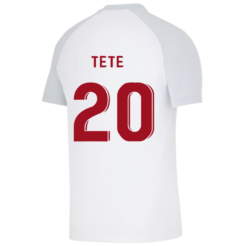 Niño Camiseta Tete #20 Blanco 2ª Equipación 2023/24 La Camisa Chile