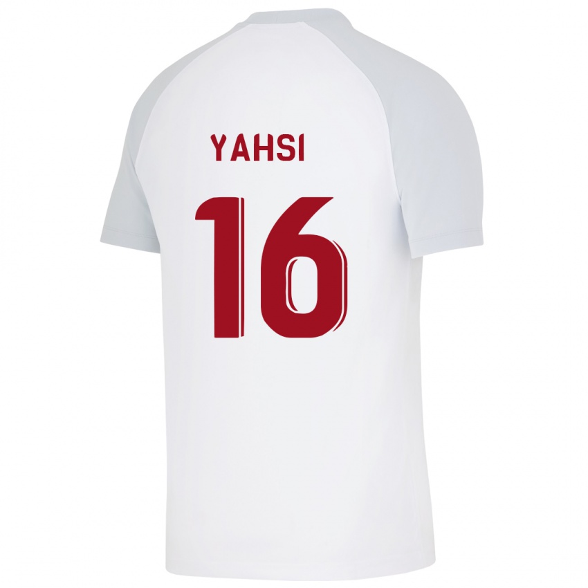 Niño Camiseta Ismail Yahsi #16 Blanco 2ª Equipación 2023/24 La Camisa Chile