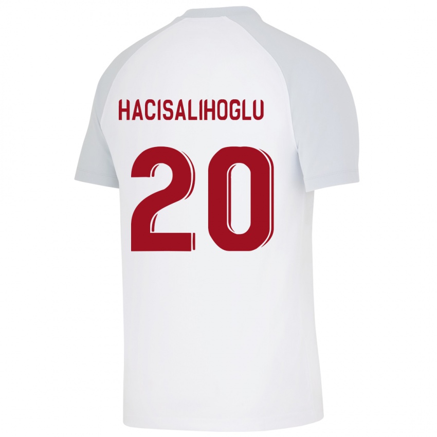 Niño Camiseta Arda Hacisalihoglu #20 Blanco 2ª Equipación 2023/24 La Camisa Chile