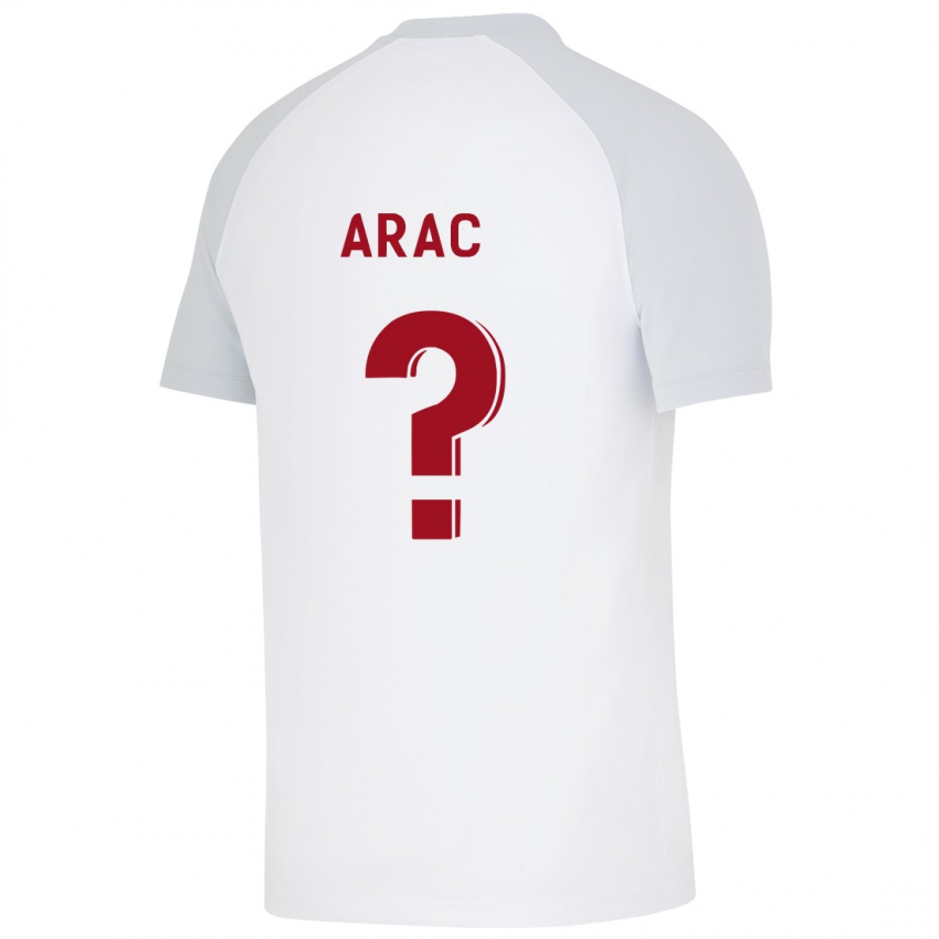 Niño Camiseta Ege Arac #0 Blanco 2ª Equipación 2023/24 La Camisa Chile