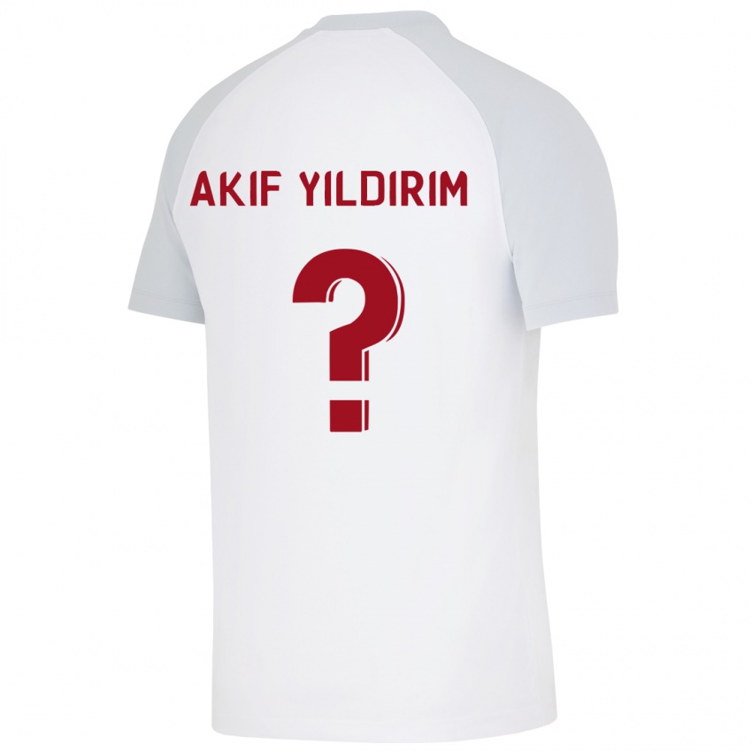 Niño Camiseta Mehmet Akif Yıldırım #0 Blanco 2ª Equipación 2023/24 La Camisa Chile