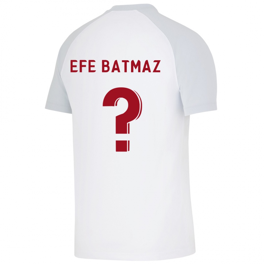 Niño Camiseta Mert Efe Batmaz #0 Blanco 2ª Equipación 2023/24 La Camisa Chile