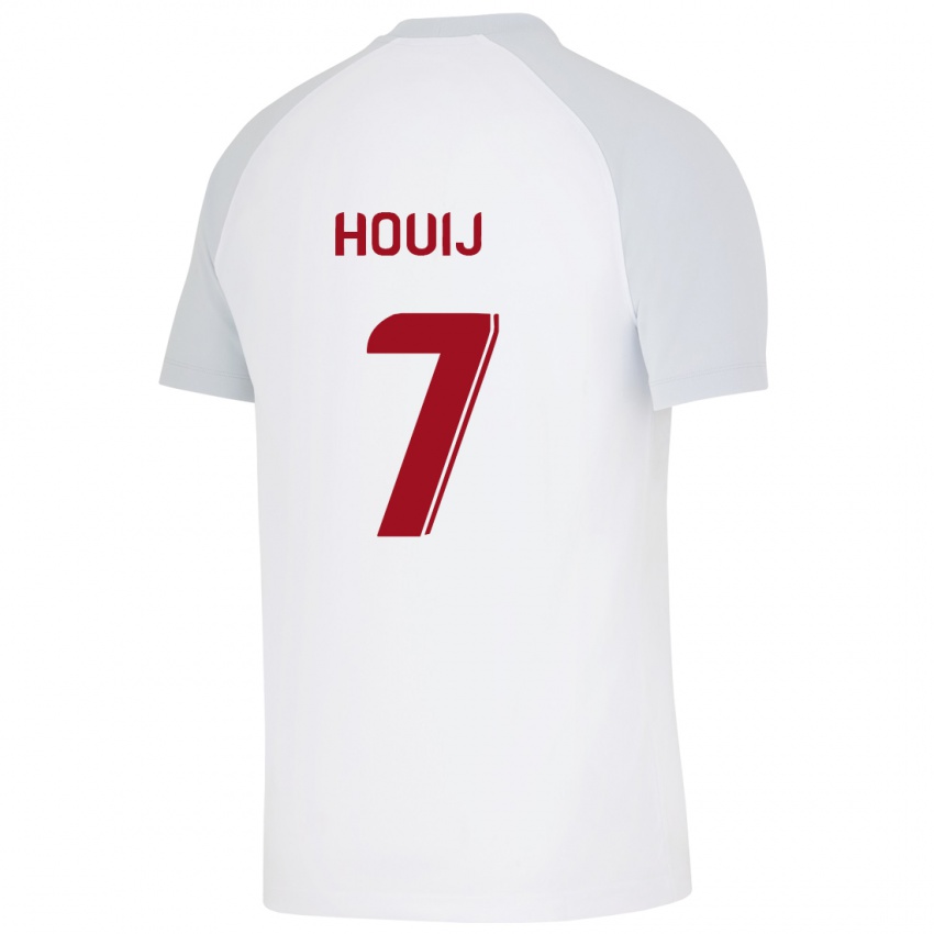 Niño Camiseta Mariem Houij #7 Blanco 2ª Equipación 2023/24 La Camisa Chile