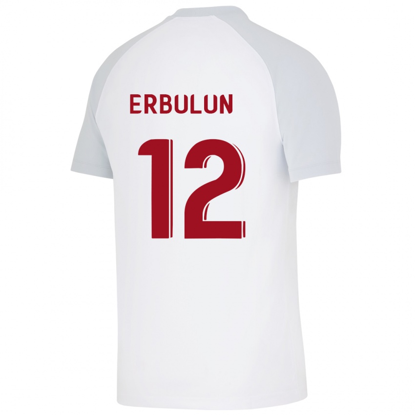 Niño Camiseta Helin Erbulun #12 Blanco 2ª Equipación 2023/24 La Camisa Chile