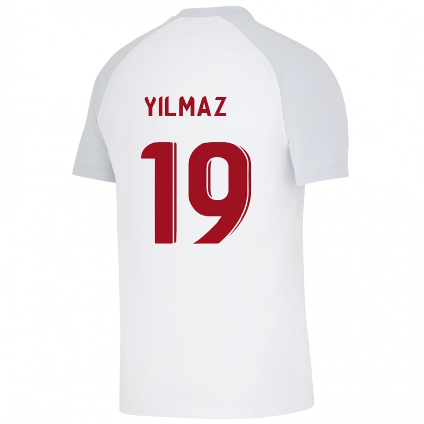 Niño Camiseta Zehra Yılmaz #19 Blanco 2ª Equipación 2023/24 La Camisa Chile