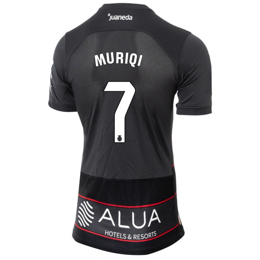 Niño Camiseta Vedat Muriqi #7 Negro 2ª Equipación 2023/24 La Camisa Chile