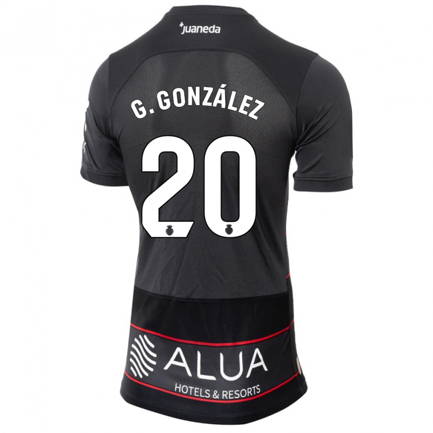 Niño Camiseta Giovanni González #20 Negro 2ª Equipación 2023/24 La Camisa Chile