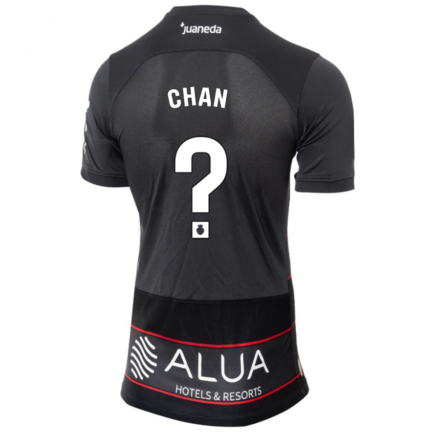 Niño Camiseta Loïc Chan #0 Negro 2ª Equipación 2023/24 La Camisa Chile