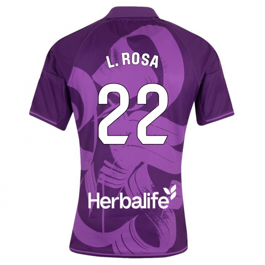 Niño Camiseta Lucas Rosa #22 Violeta 2ª Equipación 2023/24 La Camisa Chile