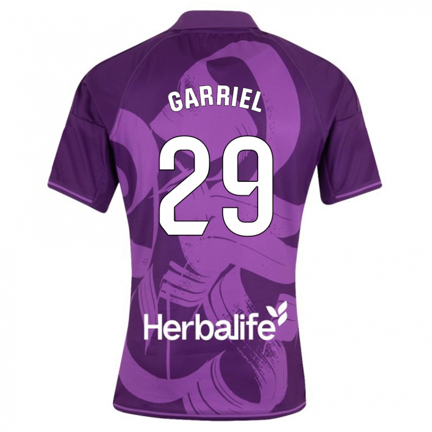 Niño Camiseta Iván Garriel #29 Violeta 2ª Equipación 2023/24 La Camisa Chile