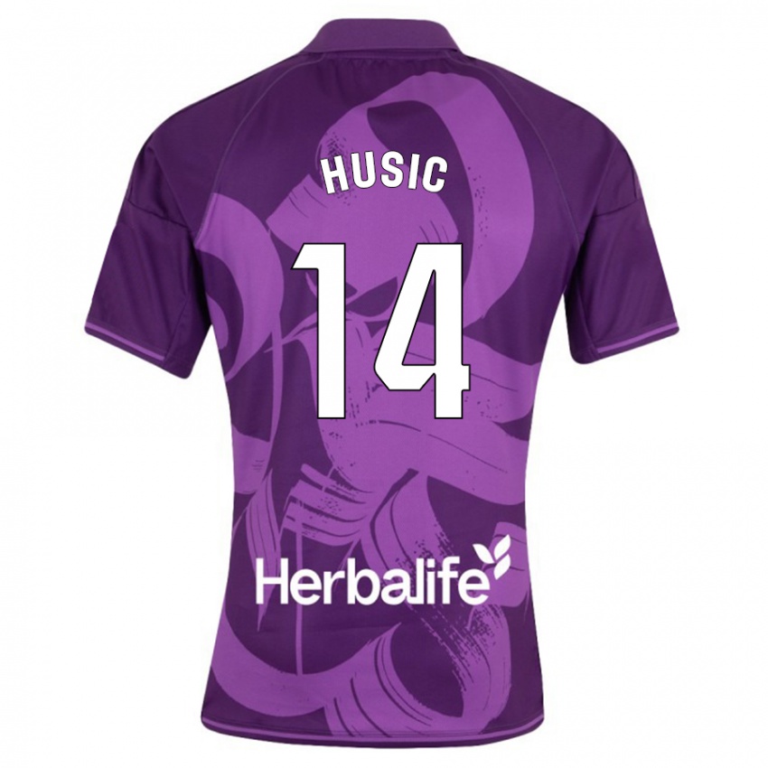 Niño Camiseta Salih Husic #14 Violeta 2ª Equipación 2023/24 La Camisa Chile