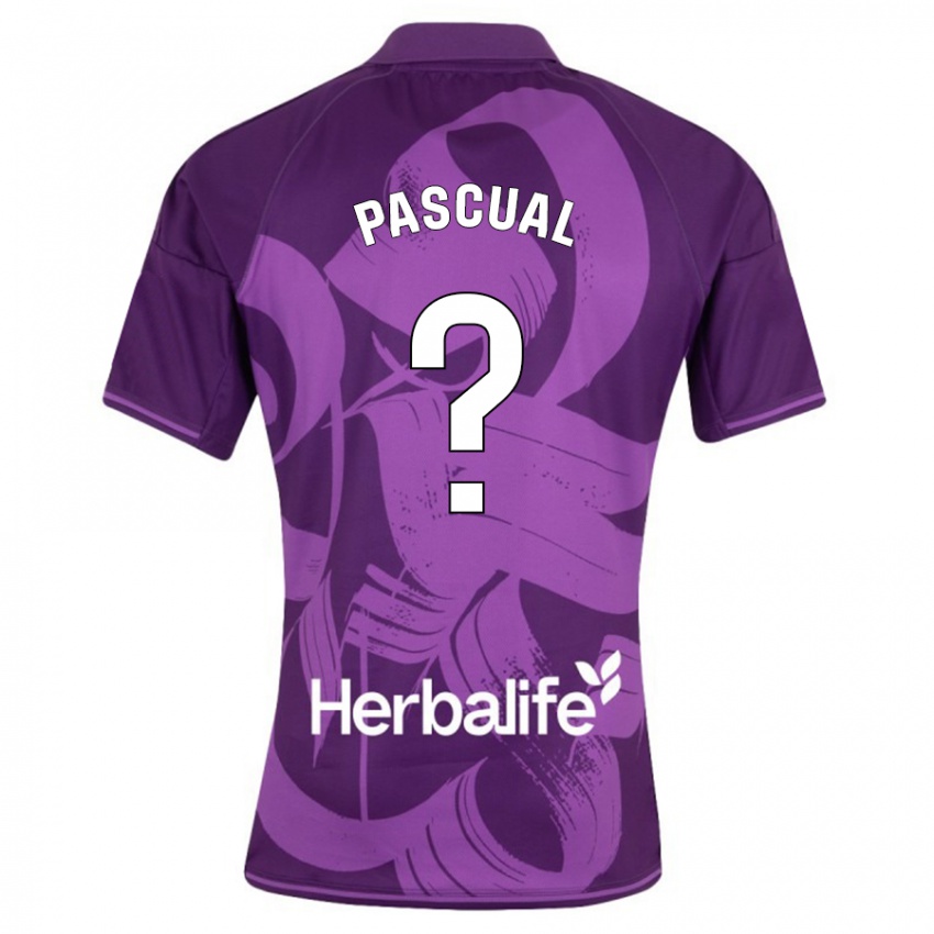 Niño Camiseta Adrián Pascual #0 Violeta 2ª Equipación 2023/24 La Camisa Chile