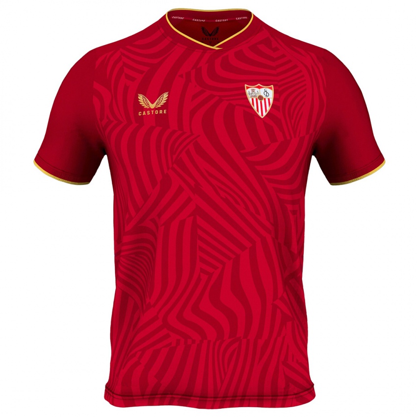 Niño Camiseta Claudia Castro Romero #31 Rojo 2ª Equipación 2023/24 La Camisa Chile