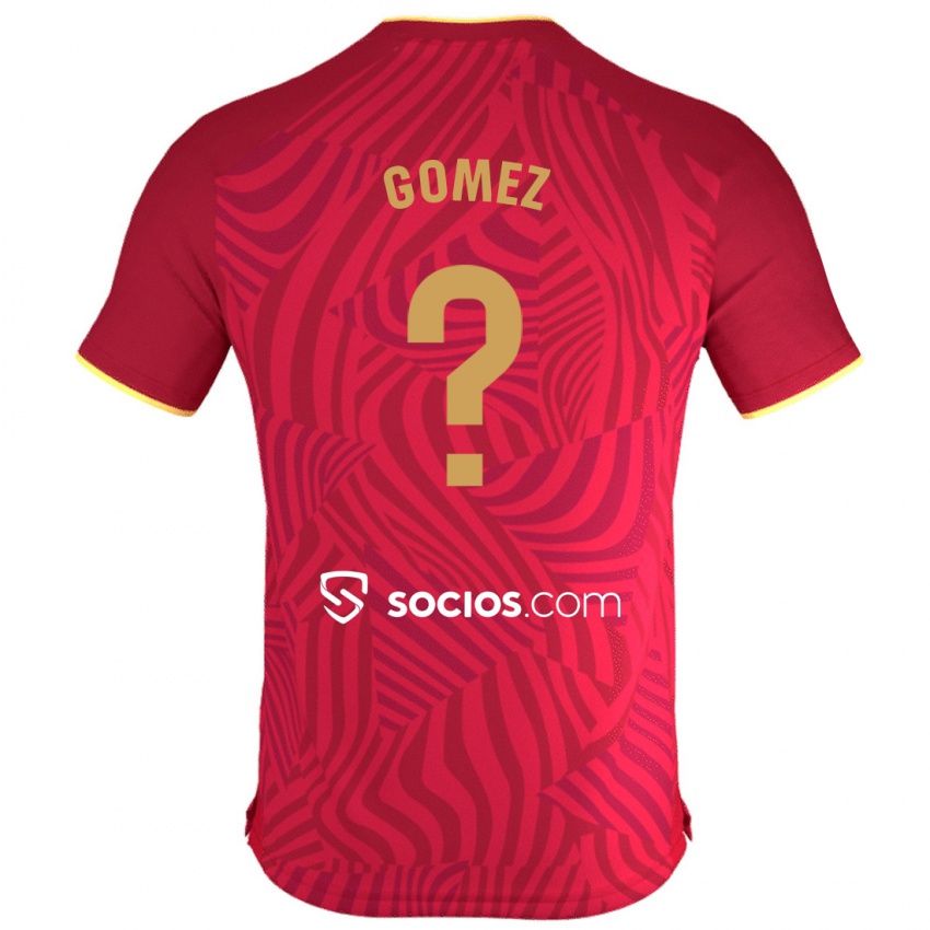 Niño Camiseta Raúl Gómez #0 Rojo 2ª Equipación 2023/24 La Camisa Chile
