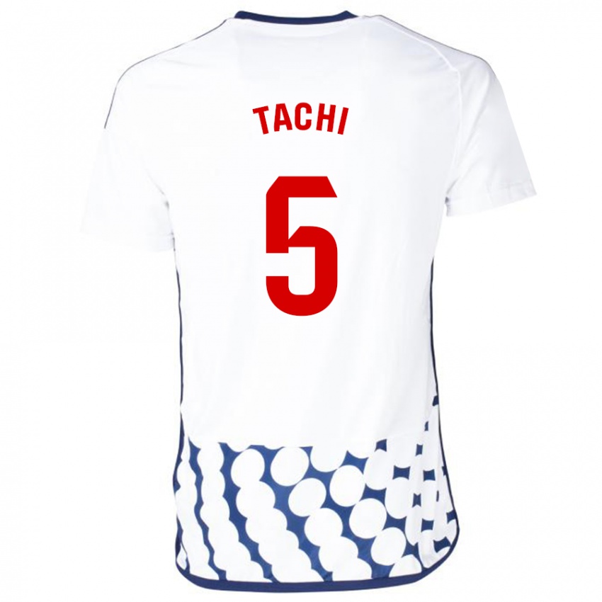 Niño Camiseta Tachi #5 Blanco 2ª Equipación 2023/24 La Camisa Chile