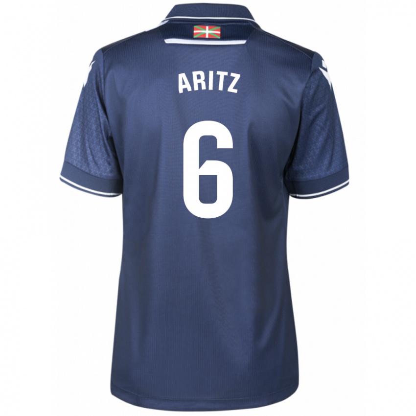 Niño Camiseta Aritz Elustondo #6 Armada 2ª Equipación 2023/24 La Camisa Chile