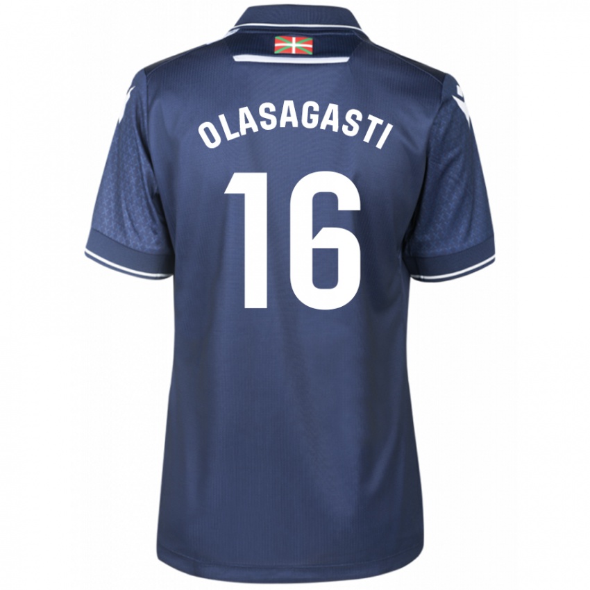 Niño Camiseta Jon Ander Olasagasti #16 Armada 2ª Equipación 2023/24 La Camisa Chile