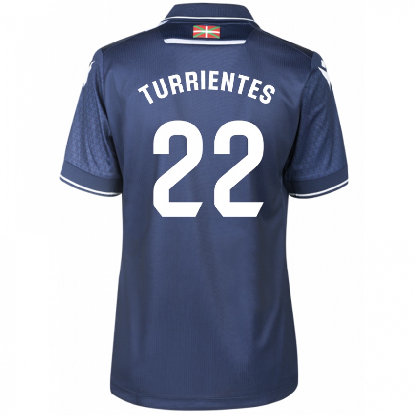 Niño Camiseta Beñat Turrientes #22 Armada 2ª Equipación 2023/24 La Camisa Chile