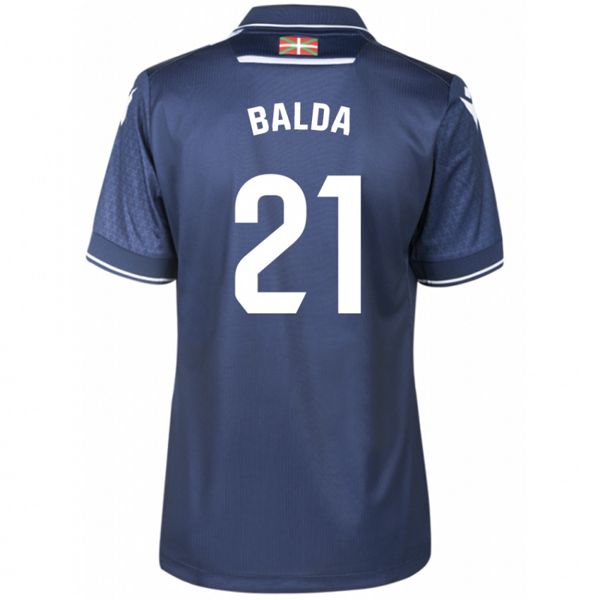 Niño Camiseta Jon Balda #21 Armada 2ª Equipación 2023/24 La Camisa Chile