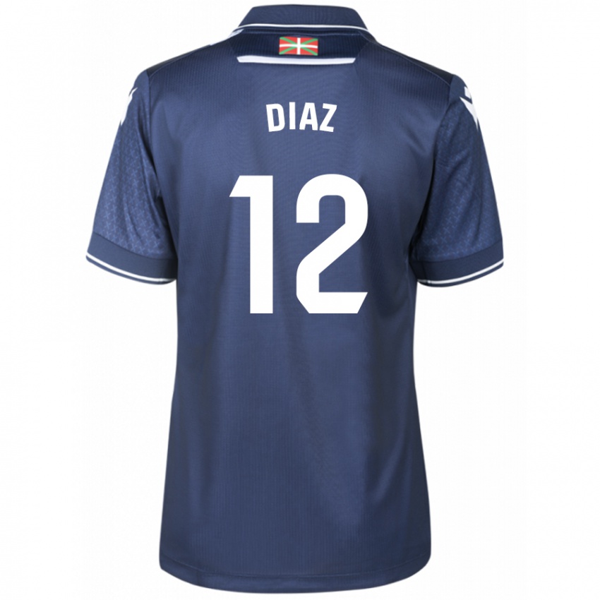 Niño Camiseta Ekain Díaz #12 Armada 2ª Equipación 2023/24 La Camisa Chile