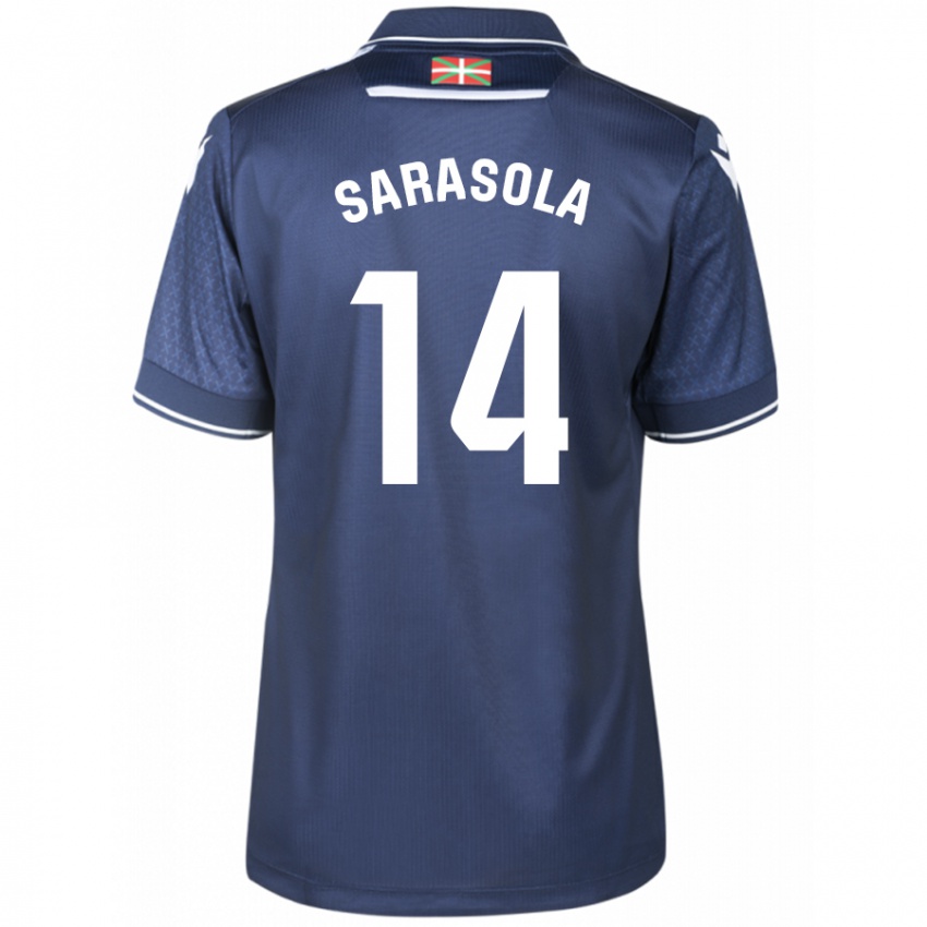 Niño Camiseta Izarne Sarasola Beain #14 Armada 2ª Equipación 2023/24 La Camisa Chile