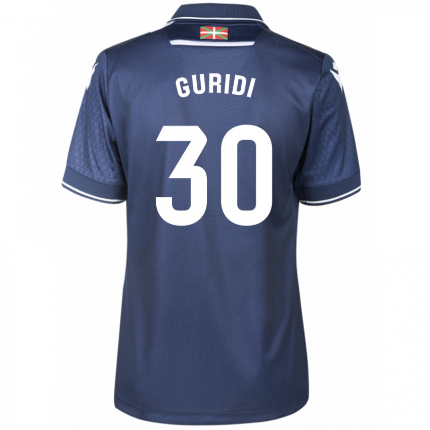 Niño Camiseta Elene Guridi Mesonero #30 Armada 2ª Equipación 2023/24 La Camisa Chile