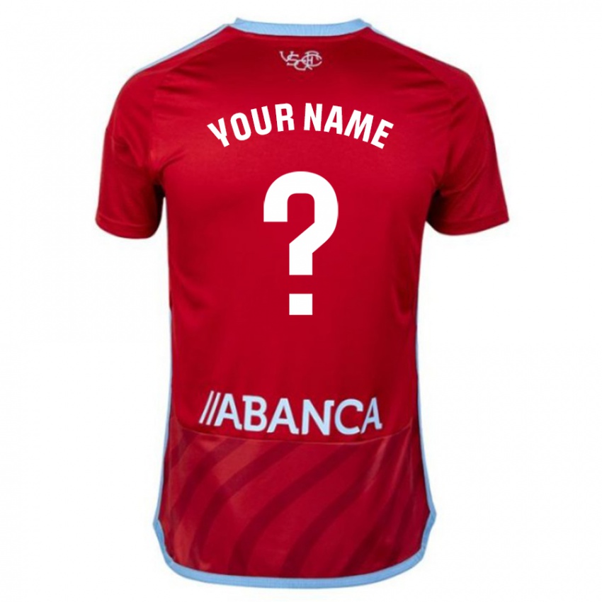 Niño Camiseta Su Nombre #0 Rojo 2ª Equipación 2023/24 La Camisa Chile