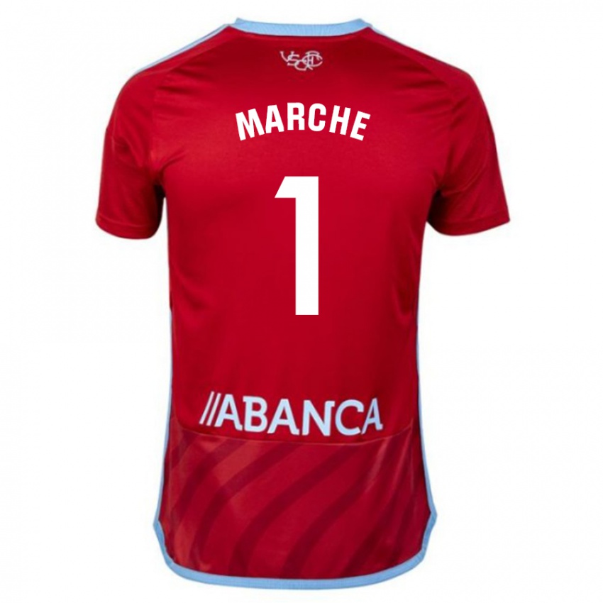 Niño Camiseta Agustin Marchesin #1 Rojo 2ª Equipación 2023/24 La Camisa Chile