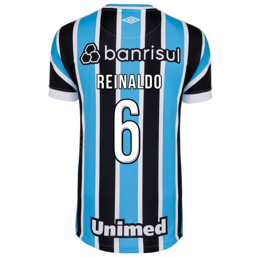 Hombre Camiseta Reinaldo #6 Azul 1ª Equipación 2023/24 La Camisa Chile